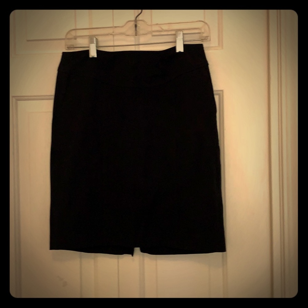 Banana Republic Classic Black Knee Length Skirt